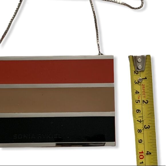 SONIA Rykiel Colour Block Clutch - Picture 9 of 11